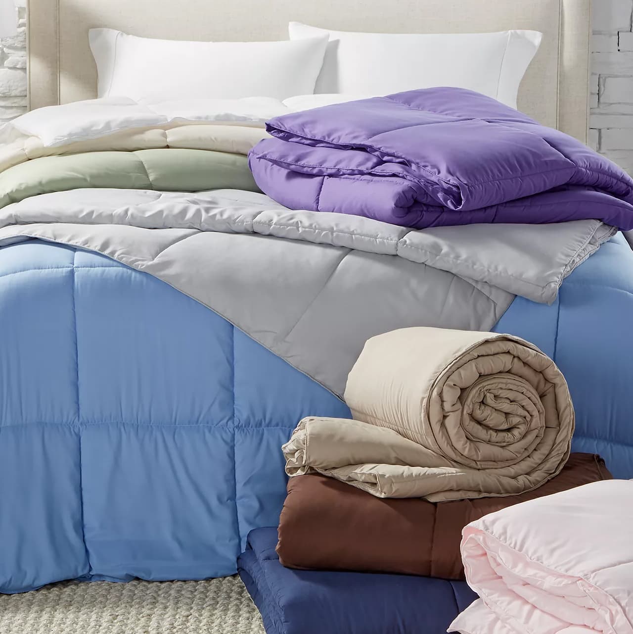 Cozy Up with a 79% Off Down-Alternative Comforter