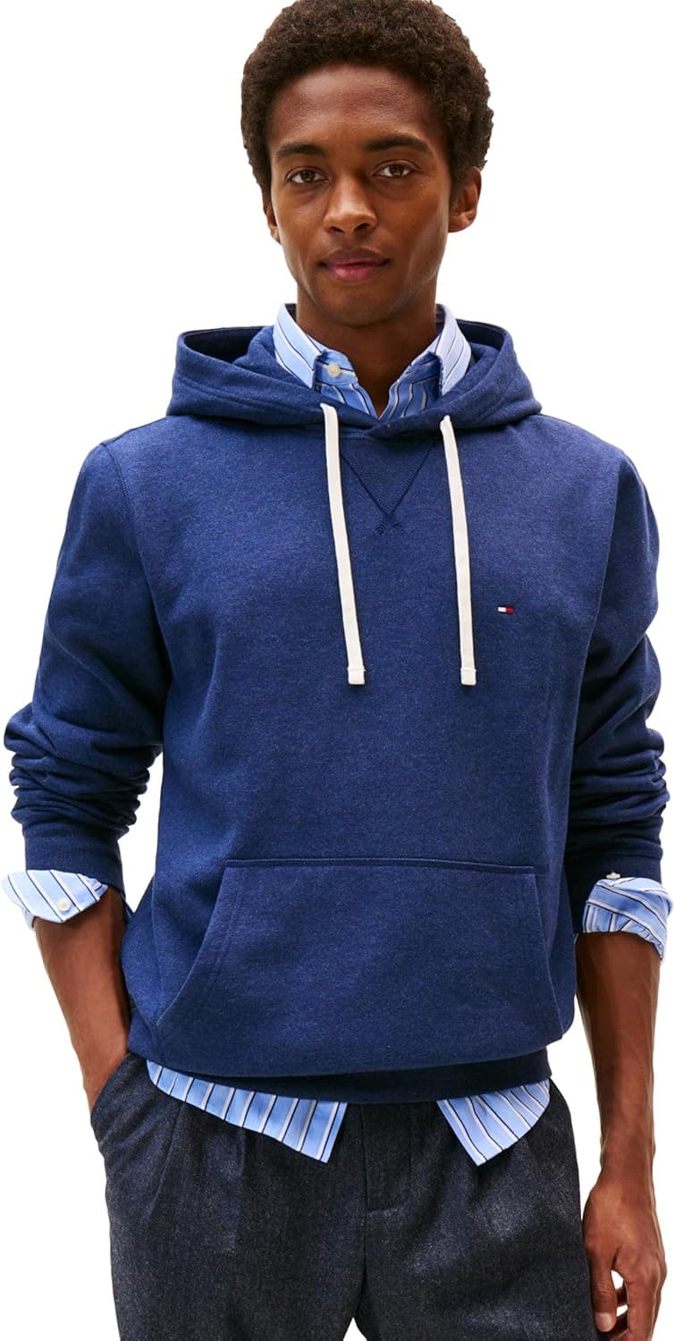 Cozy Fleece Hoodie: Tommy Hilfiger Men's Everyday Essentials