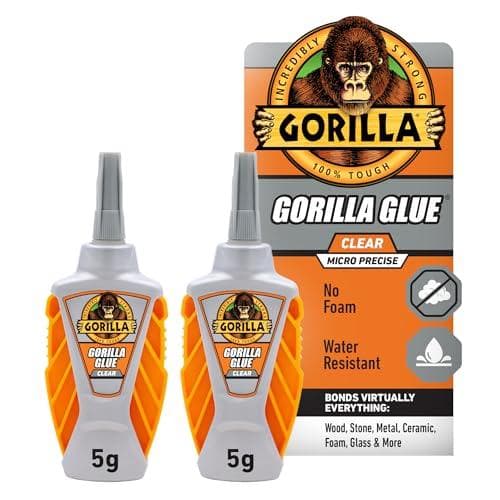 2-Pack 5g Gorilla Glue Micro Precise Clear Glue - Save 17%