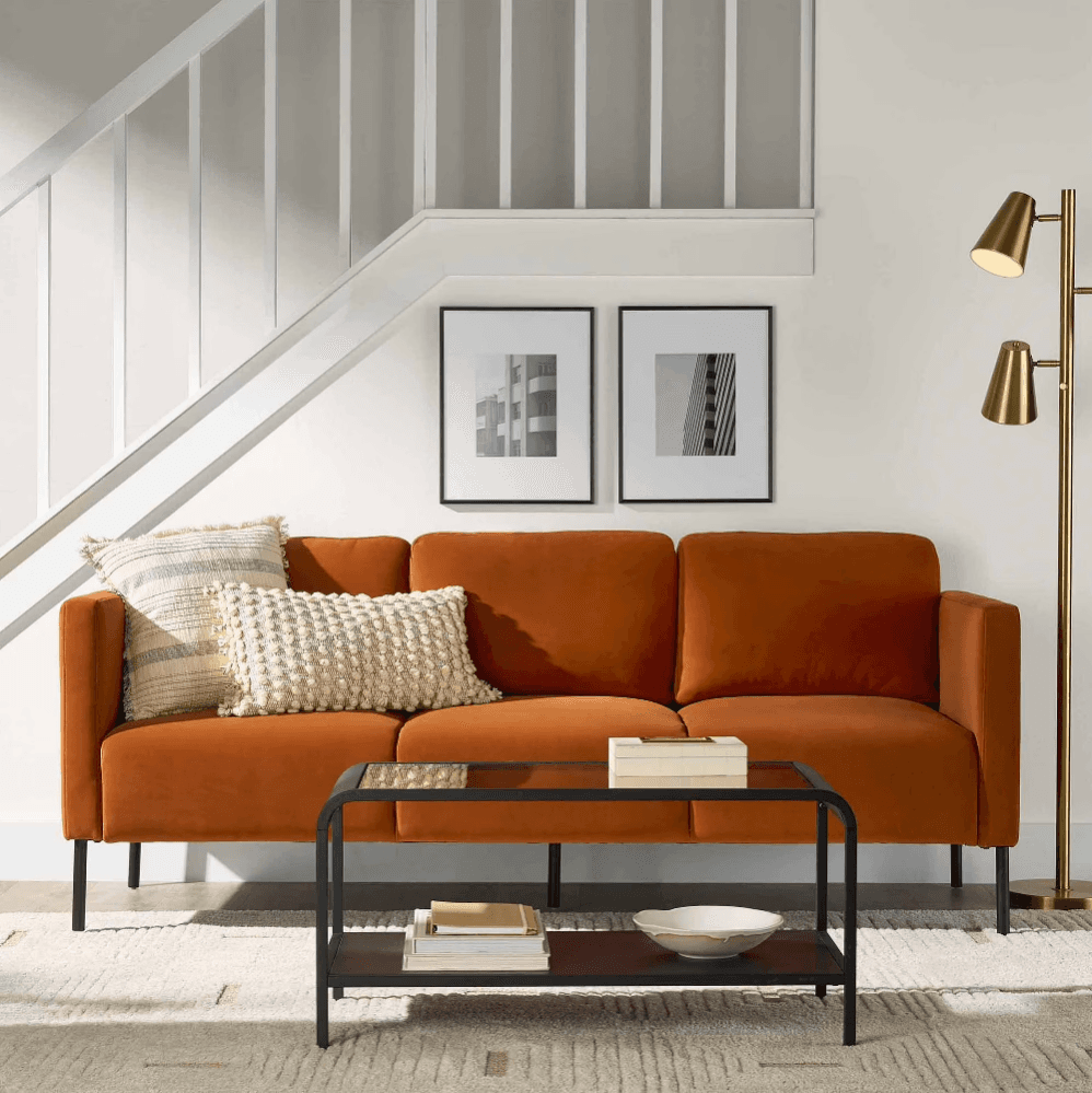 Cozy Up on Better Homes & Gardens' Wyatt 78" Velvet Sofa