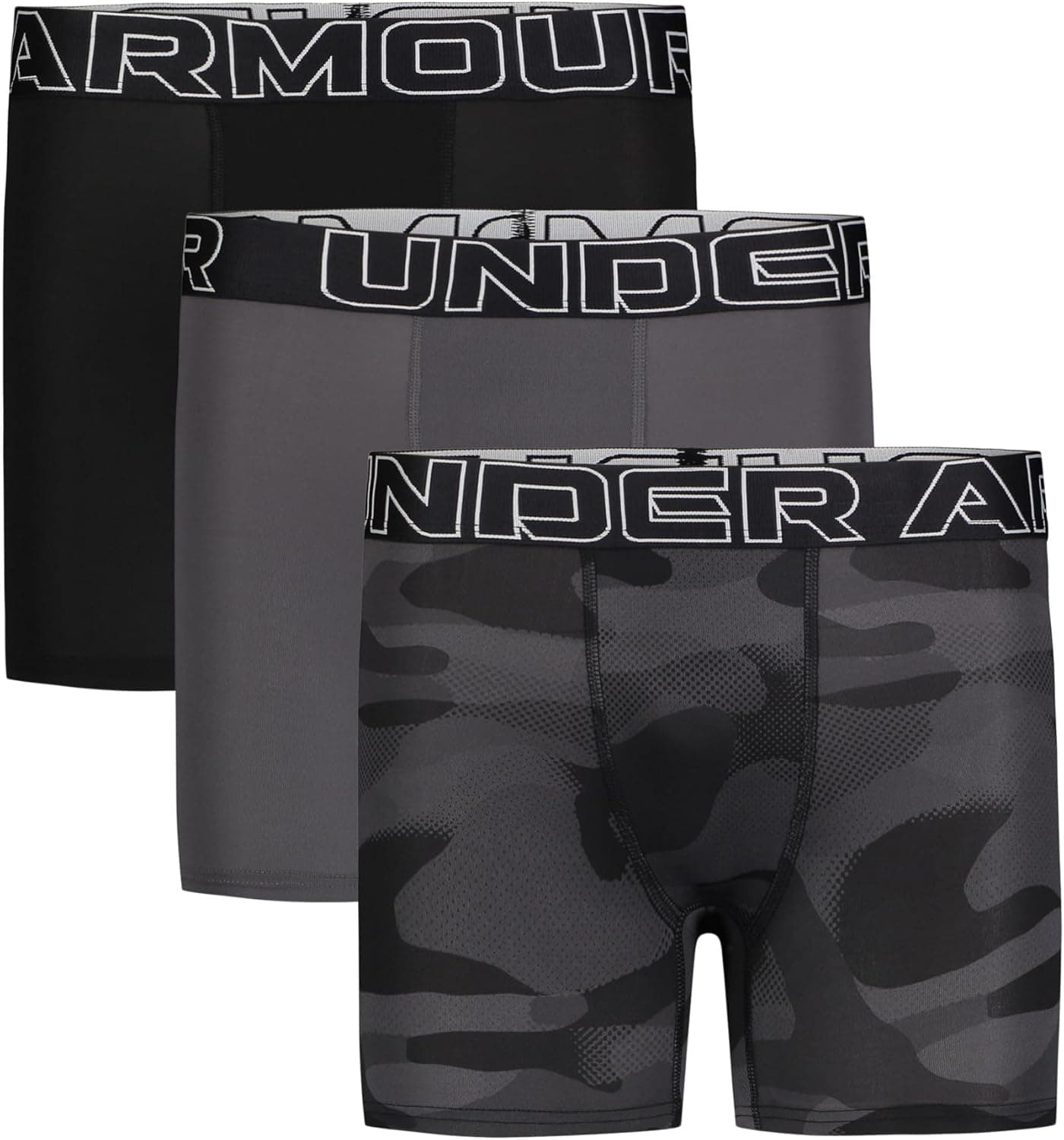 Save Big on Under Armour Boys Boxer Briefs 3-Pack