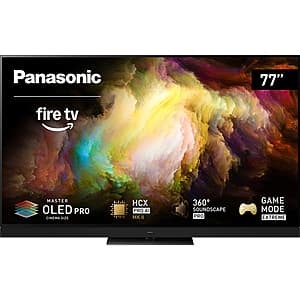 Panasonic 77-Inch OLED 4K TV with 144Hz Refresh Rate