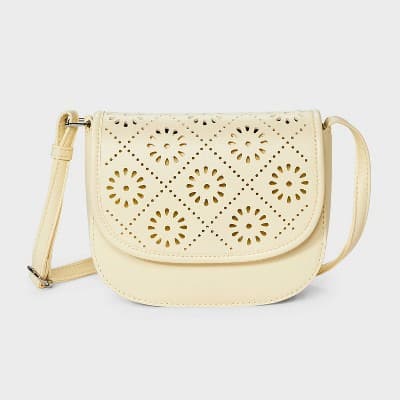Girls' Saddle Crossbody Bag - Cat & Jack™ Yellow