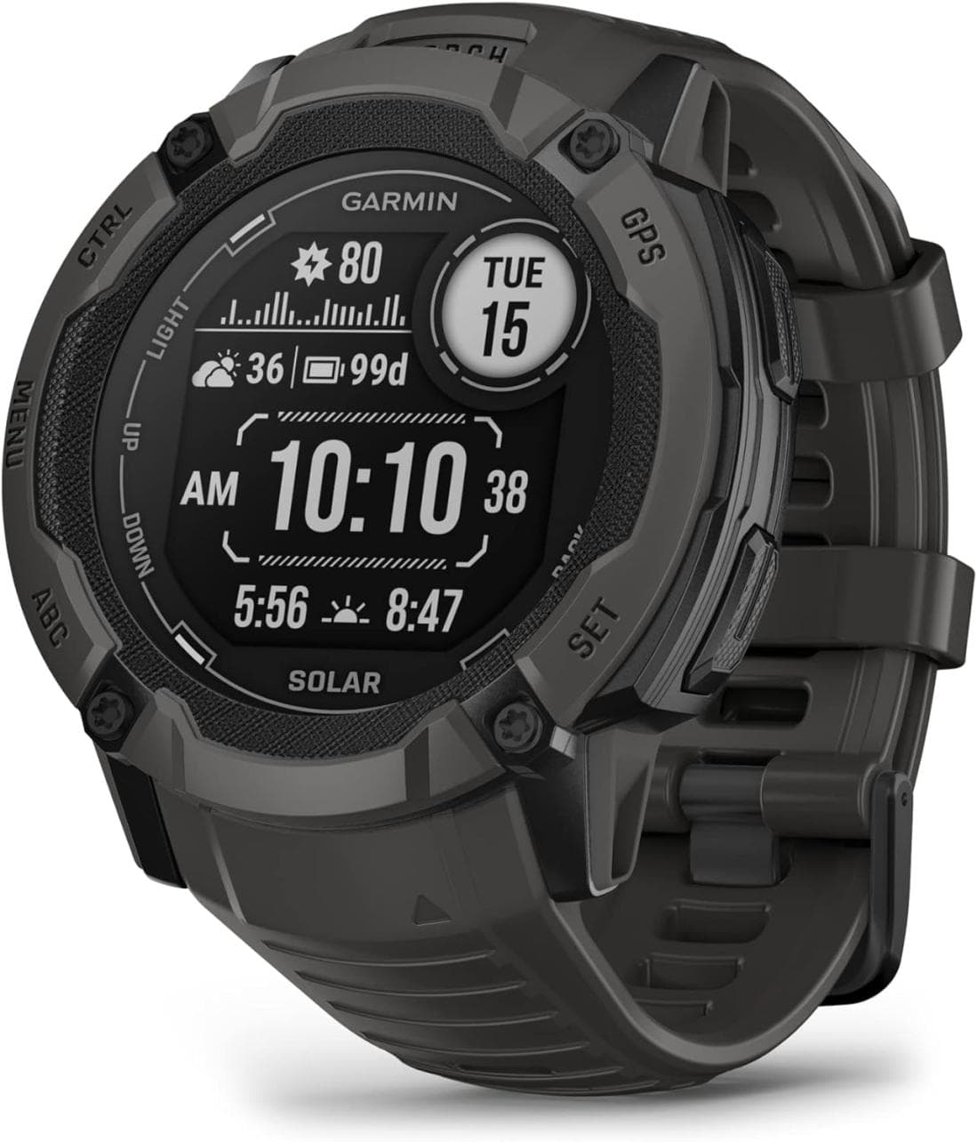 Garmin Instinct 2X Solar Rugged GPS Smartwatch - 56% Off (Refurbished)