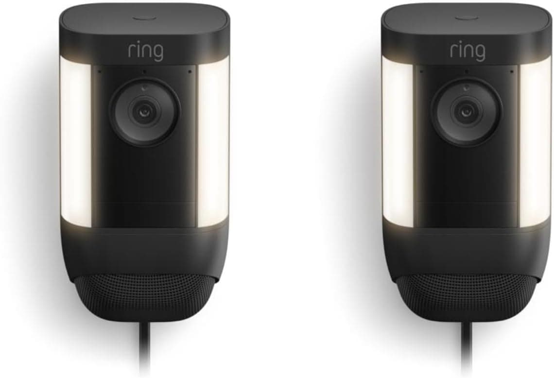 Enhance Home Security with Ring Spotlight Cam Pro 2-Pack