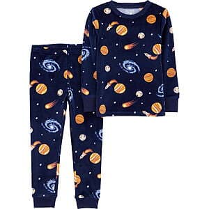 2-Piece Carter's Child of Mine Toddler Cozy Pajama Set (2 colors) $4