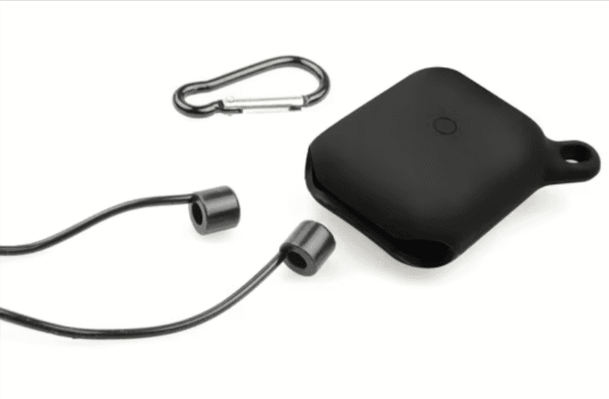 onn. AirPods 2nd Gen with Water-Resistant Case and Carabiner