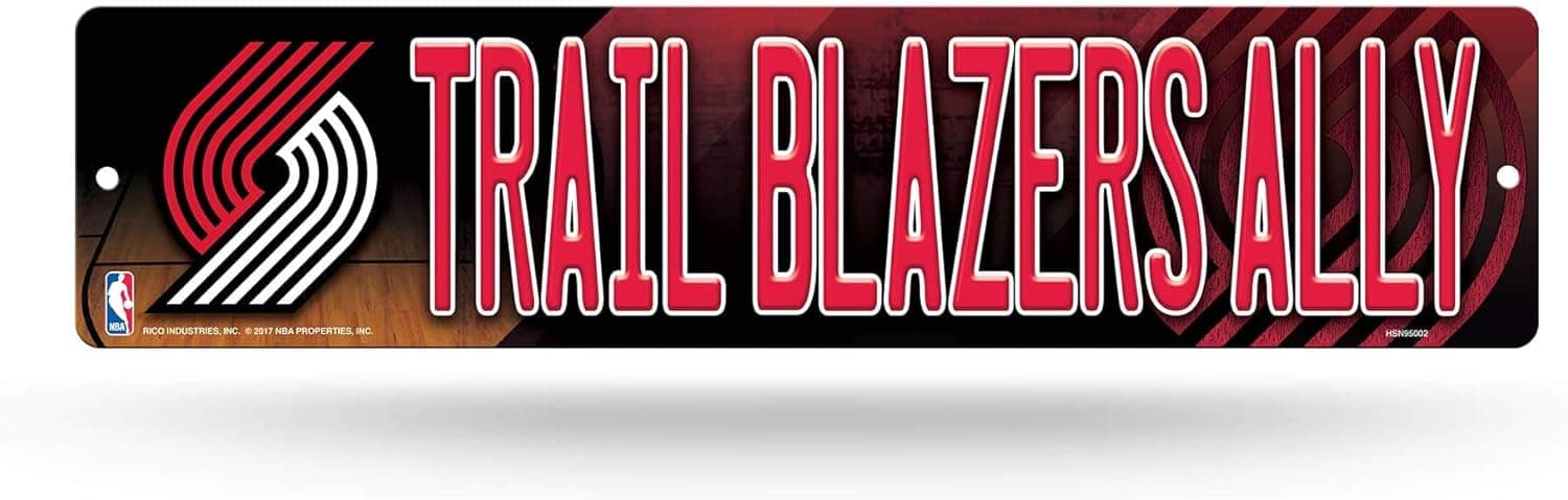 Elevate Your Home Decor with NBA Trail Blazers Street Sign