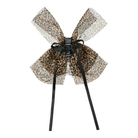 No Boundaries Printed Volume Claw Clip, Brown