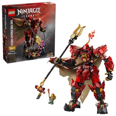 LEGO NINJAGO The Fire Knight Mech Building Set 71846