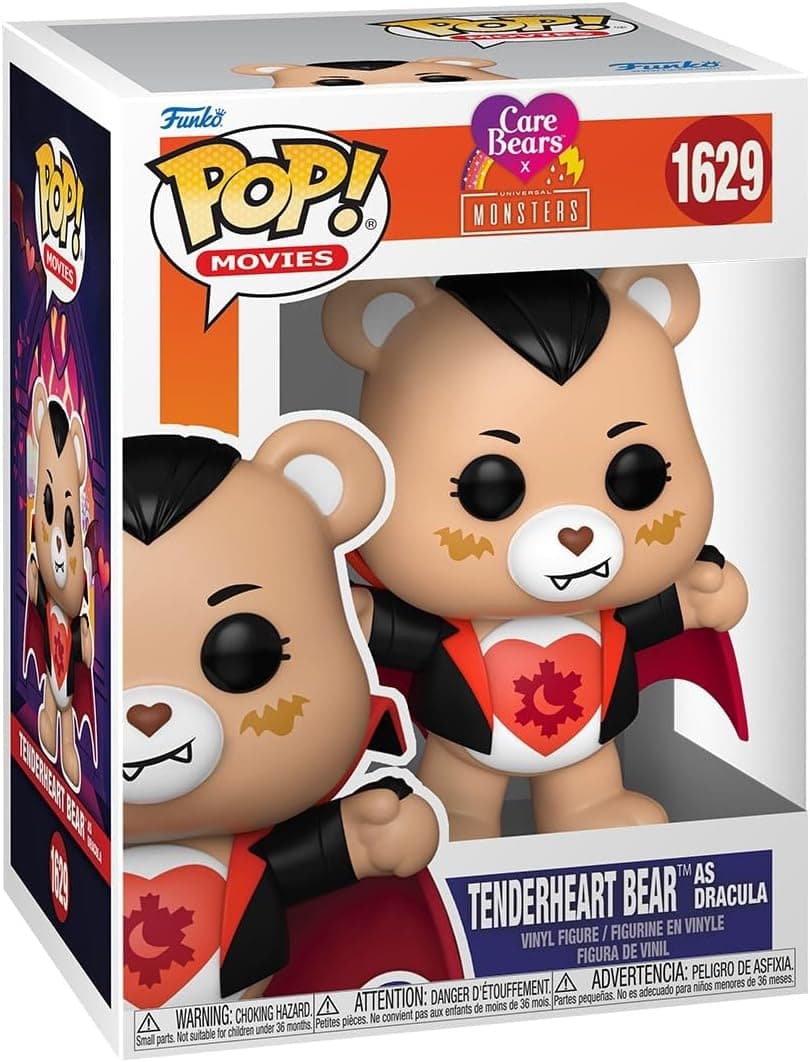 Tender Heart Bear Dracula Funko POP Figure - Unique Horror Gift