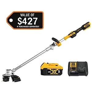 DEWALT 20V Brushless String Trimmer Kit - Save $50 on Powerful Outdoor Yard Tool