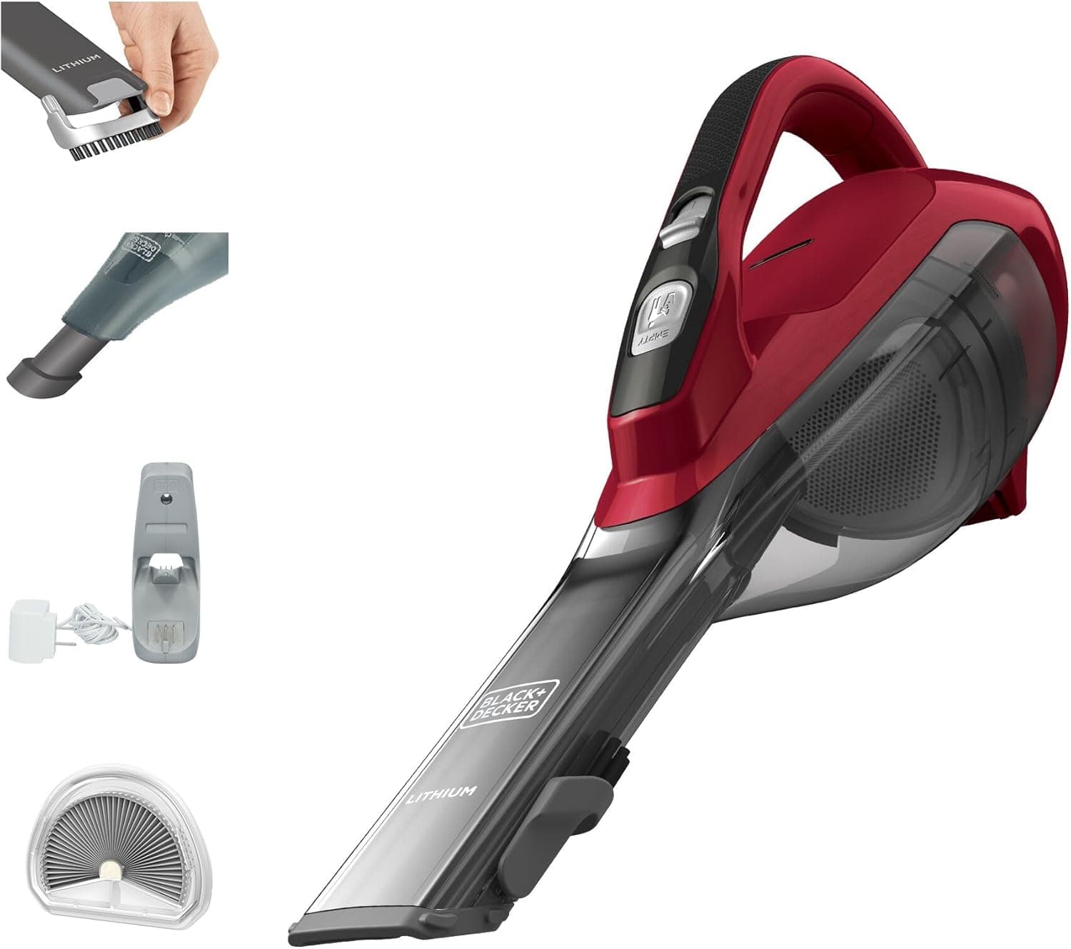 Powerful BLACK+DECKER Cordless Handheld Vacuum for Home & Car