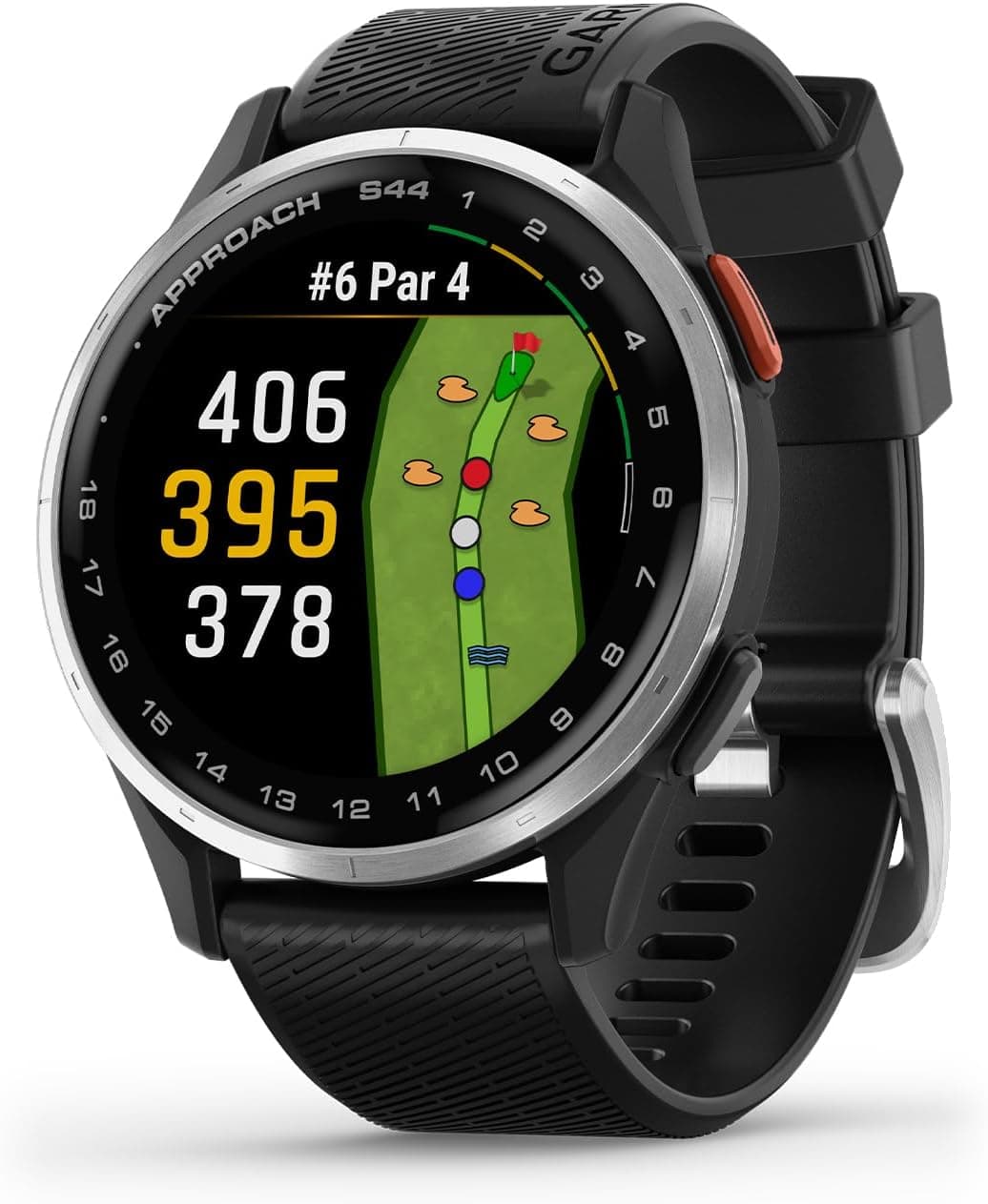 Garmin Approach S44 Golf GPS Smartwatch - Essential On-Course Features