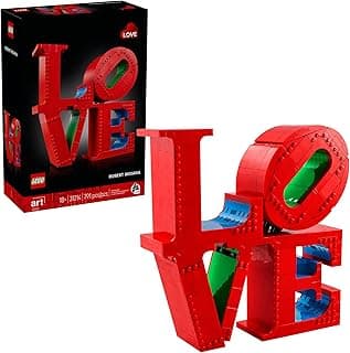 LEGO Art Love Collectible Building Set - DIY Kit for Adults, Ages 18+ - Gift for Valentines Day - Home Decor to Display on Table - 31214