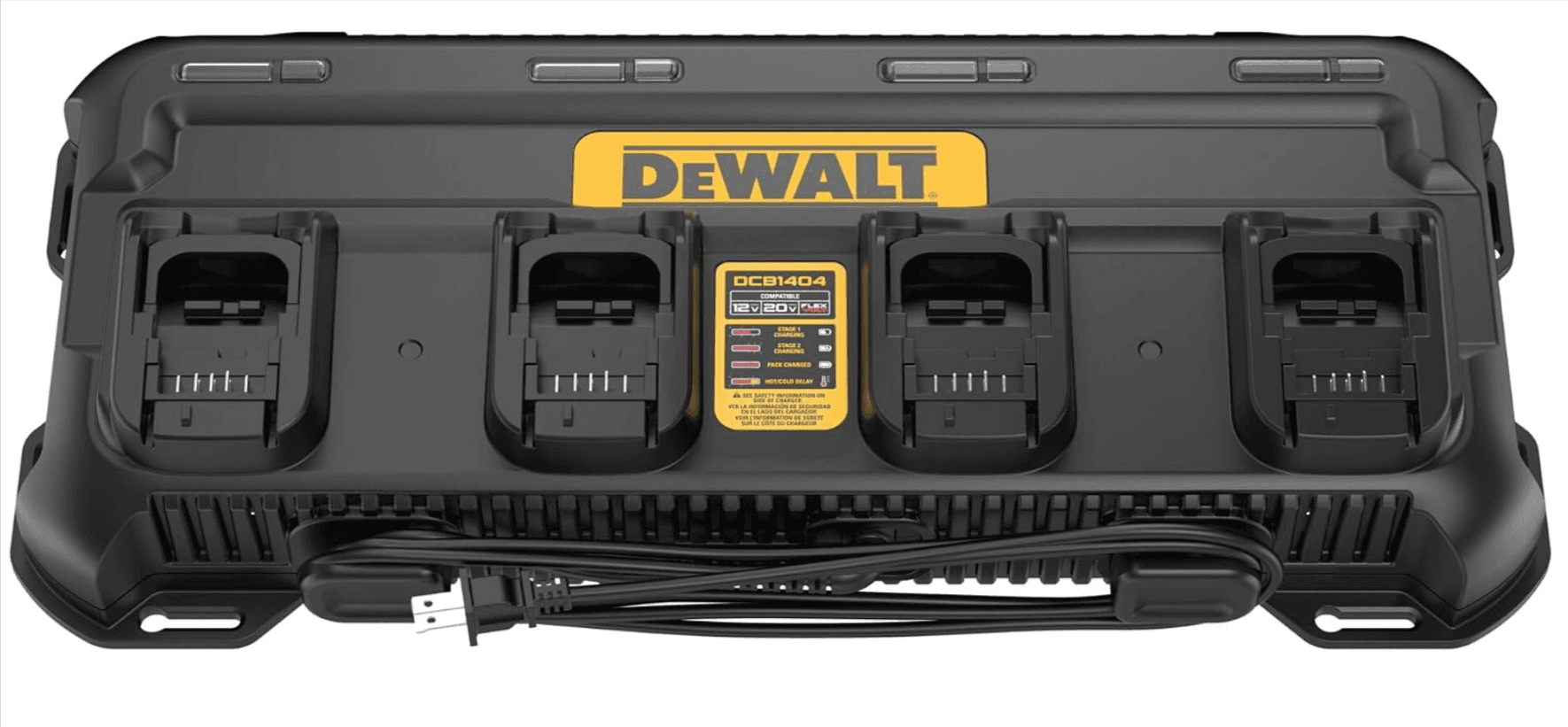 DEWALT Versatile Battery Charger - Charge 12V and 20V Batteries