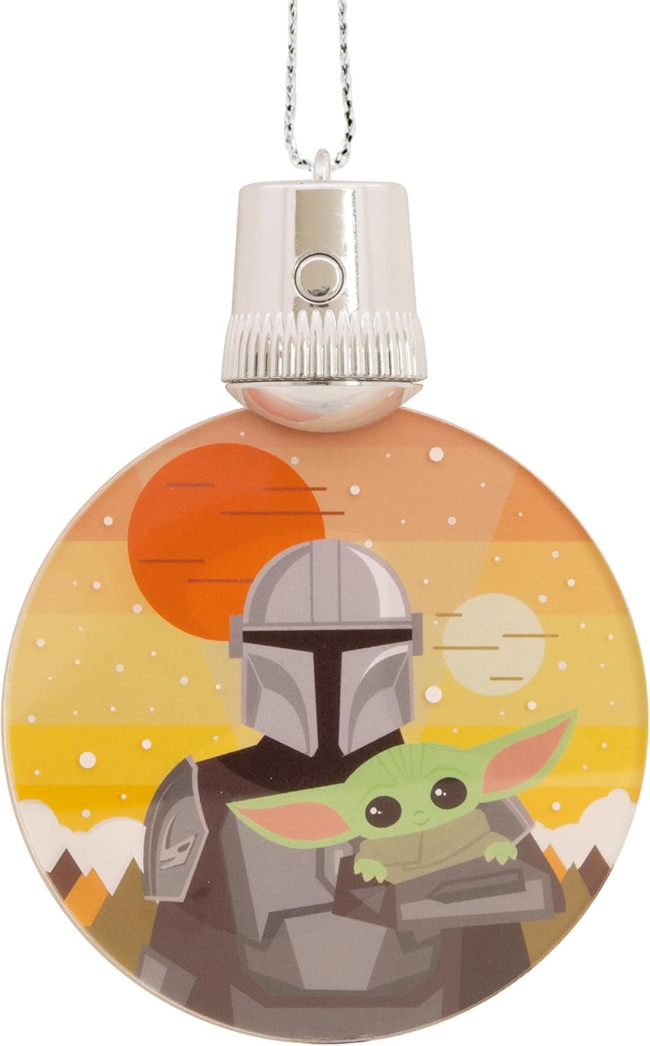 Hallmark Star Wars Mandalorian & Grogu Ornament with Light
