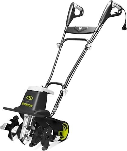 Save on Sun Joe Electric Garden Tiller & Cultivator