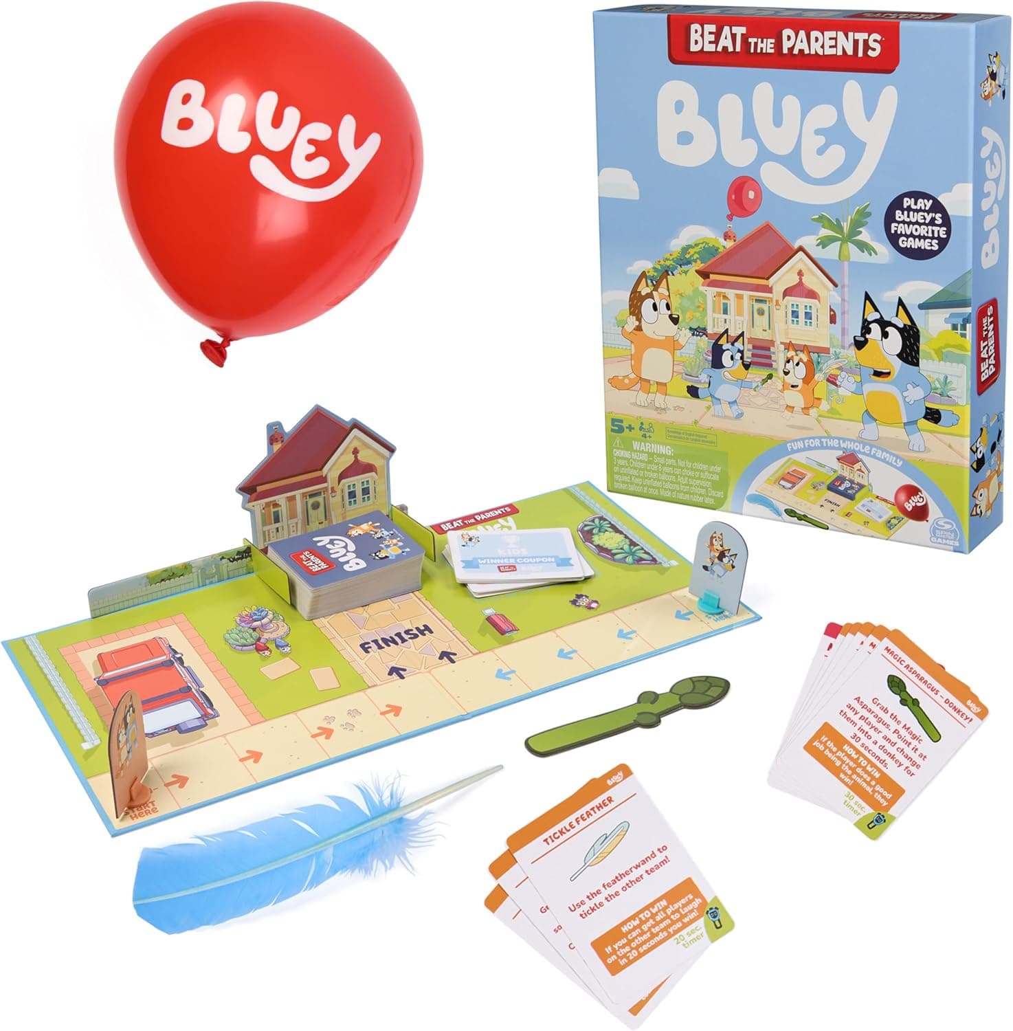 Bluey Beat The Parents: Trivia & Family Fun for Ages 5+