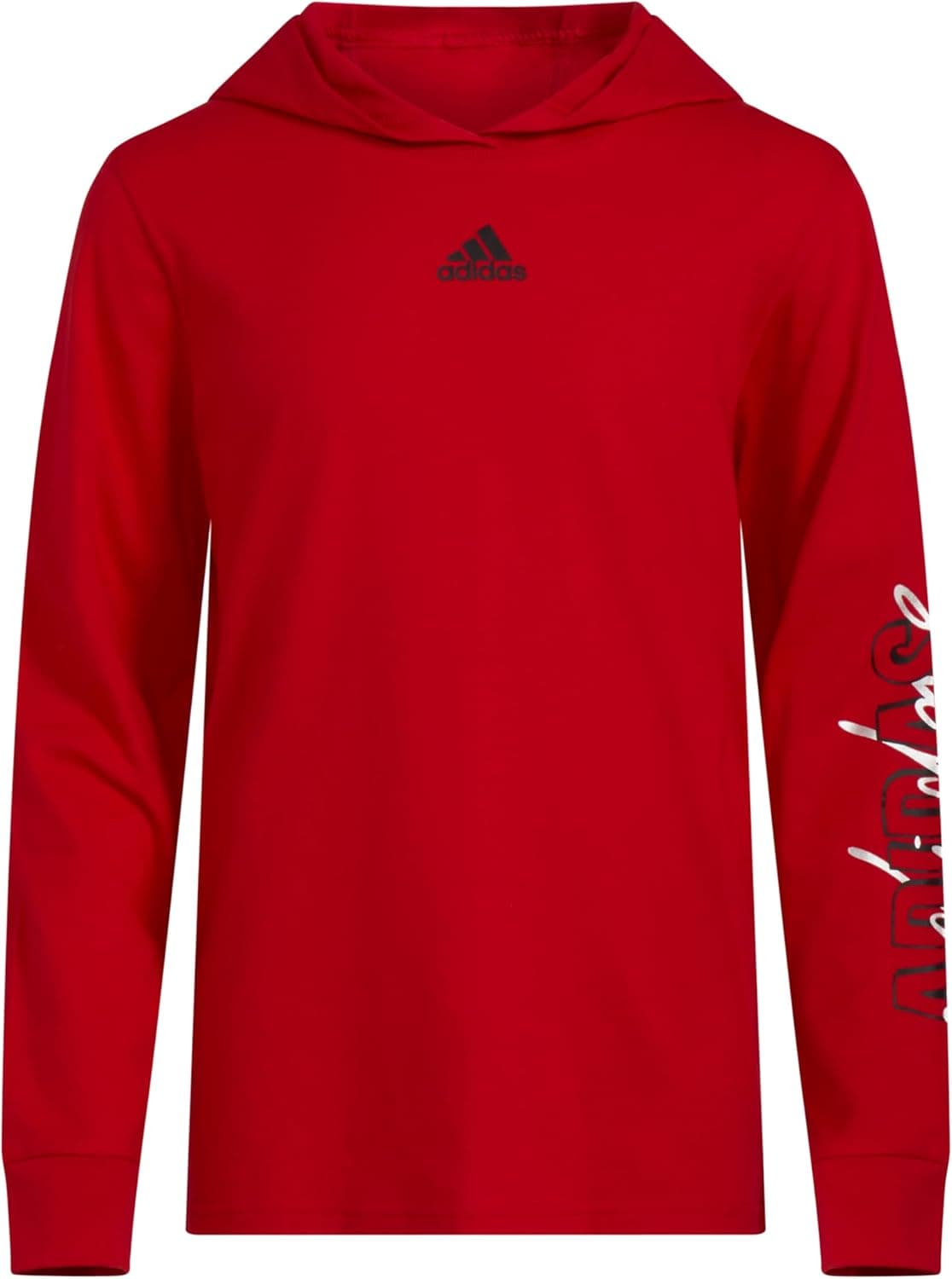 Adidas Boys' Hooded Tee in Bright Red - 54% Off