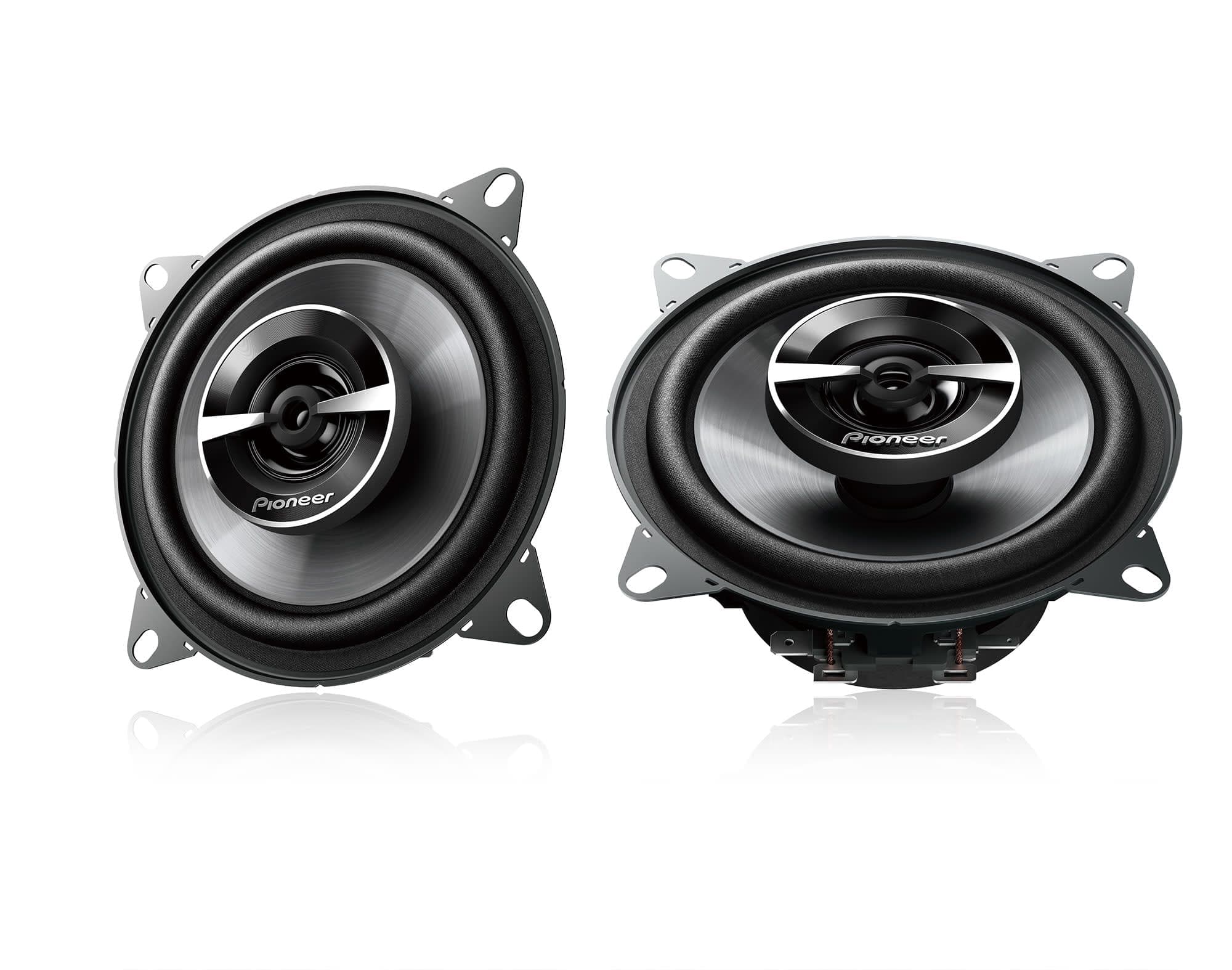 Pioneer - 4" 2-way Coaxial Speakers (Pair) - Black