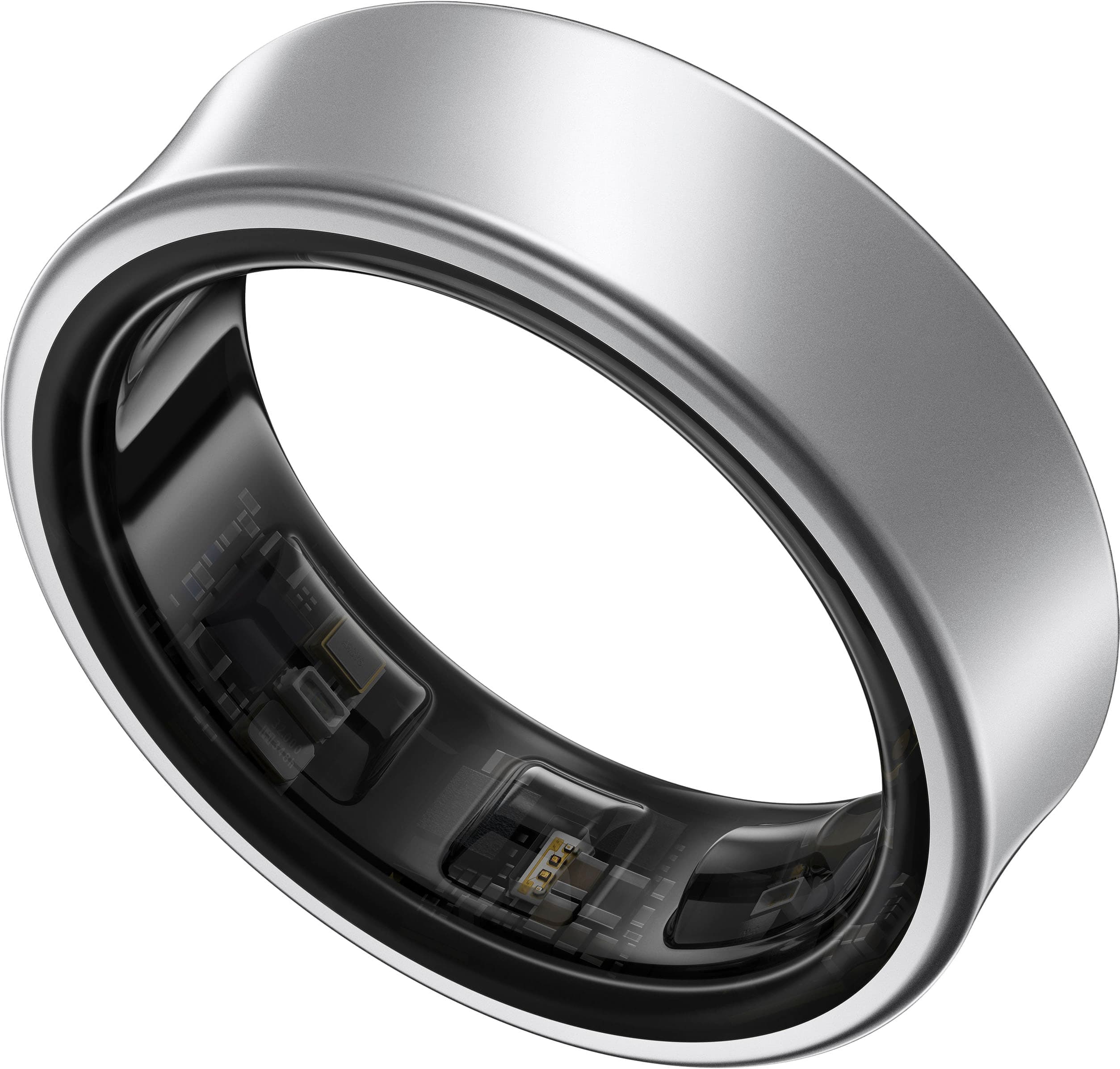 Samsung - Galaxy Ring – Size Before You Buy – Size 5 - Titanium Silver - (2024)