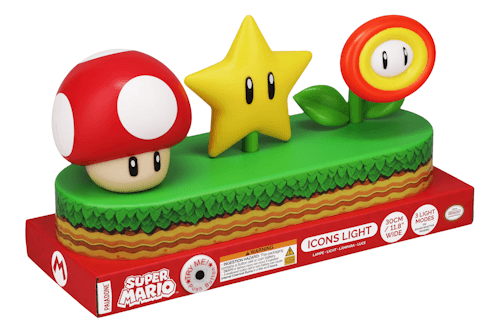 Nintendo Super Mario Bros. Icons Light: Iconic Gaming Decor