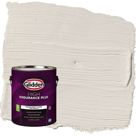 Glidden HEP Grab-N-Go Whitecliff Beige / Beige Semi-Gloss Interior Paint with Primer, 1 Gallon