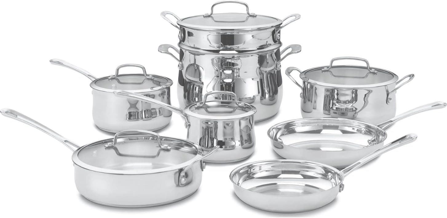 Cuisinart Contour Stainless Steel Cookware Set - 13 Pieces