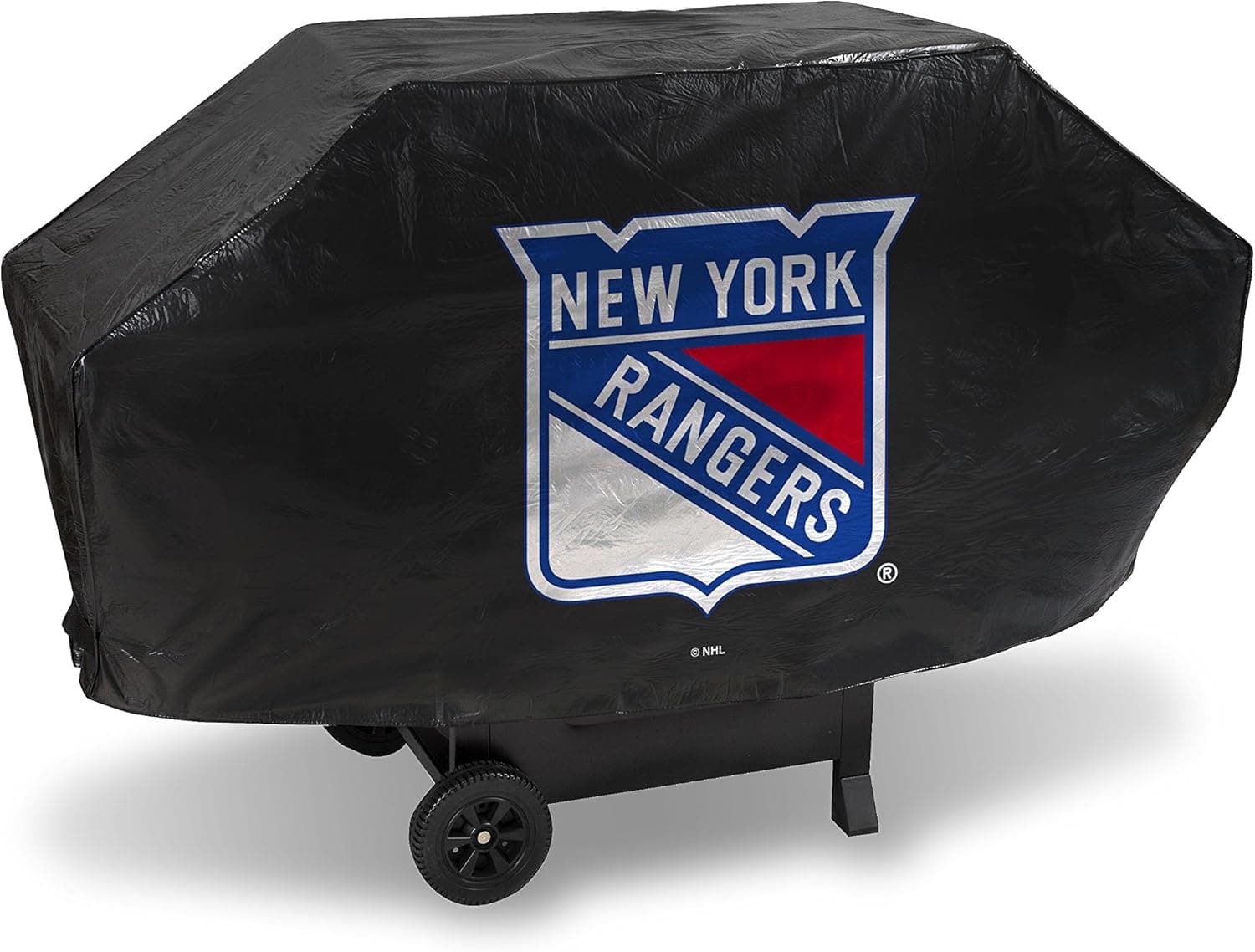 Durable NHL Rangers Grill Cover - 68" Wide, Heavy Duty, Velcro Straps