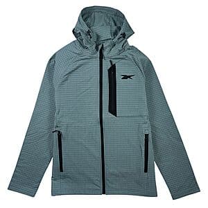 Reebok Men's Gridded Fleece Jacket (Blue Slate or Black) $15 + Free Shipping on $50+ orders