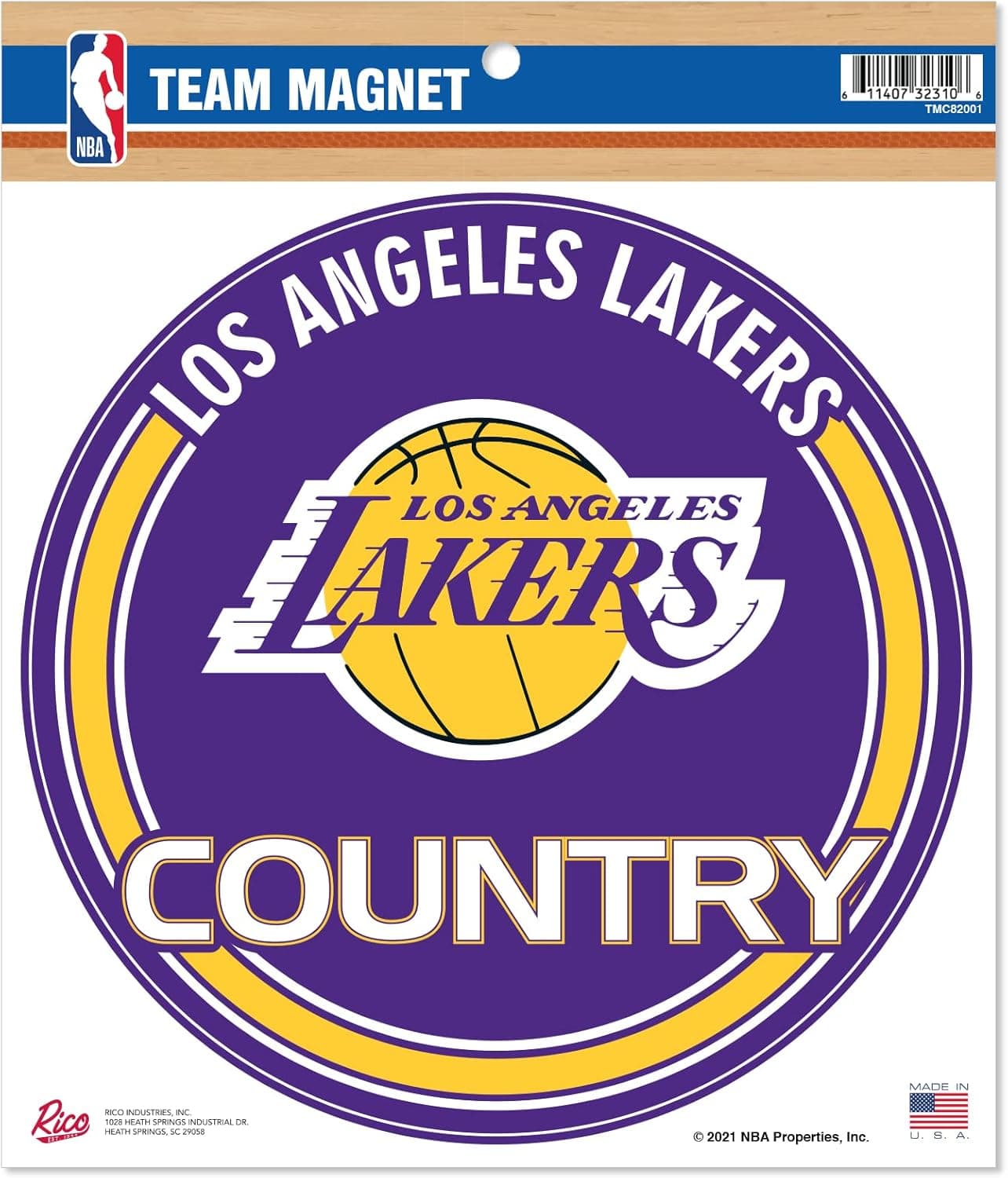 Magnetic Lakers Decor - Save on NBA Fandom