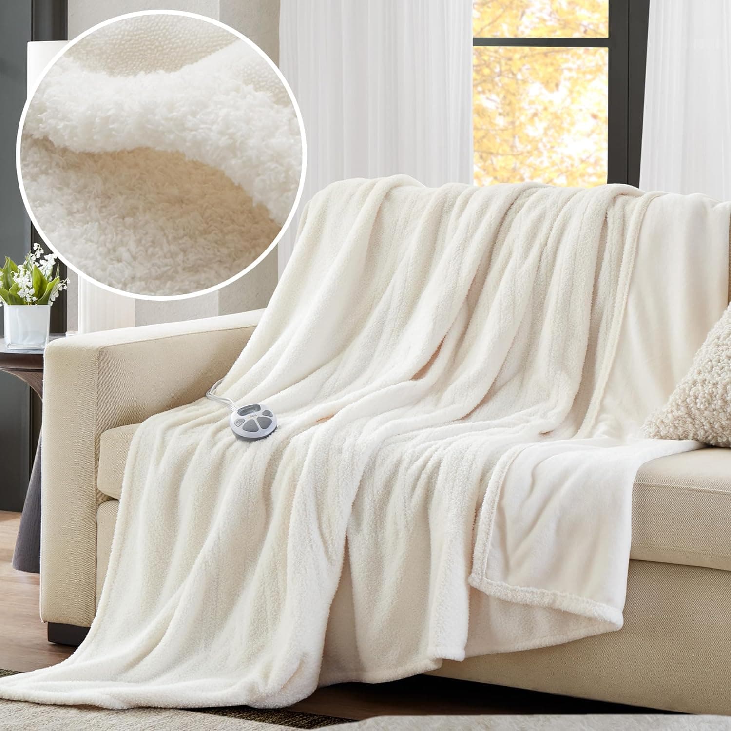 Cozy Serta Heated Blanket: Soft, Warm Comfort at Your Fingertips