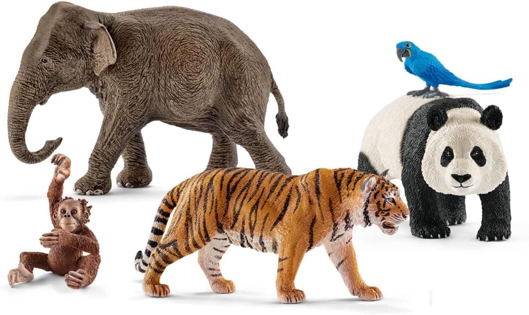 Bring the Jungle to Life: Schleich Animal Figurines Set