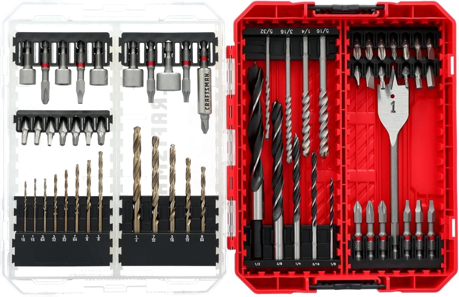 CRAFTSMAN 60-Piece Impact Driver & Screwdriver Bit Set