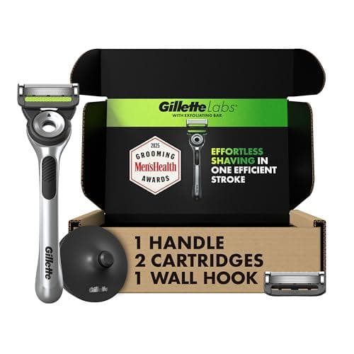 Gillette Labs 5-Blade Razor Kit with Shower Hook - 40% Off on Amazon