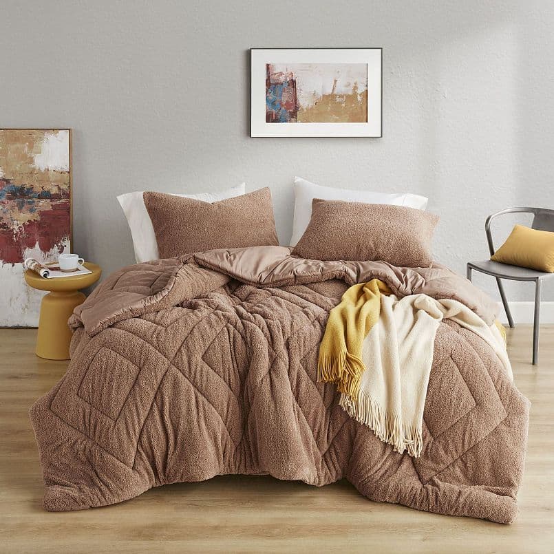 Cozy Teddy Comforter on Sale for $9