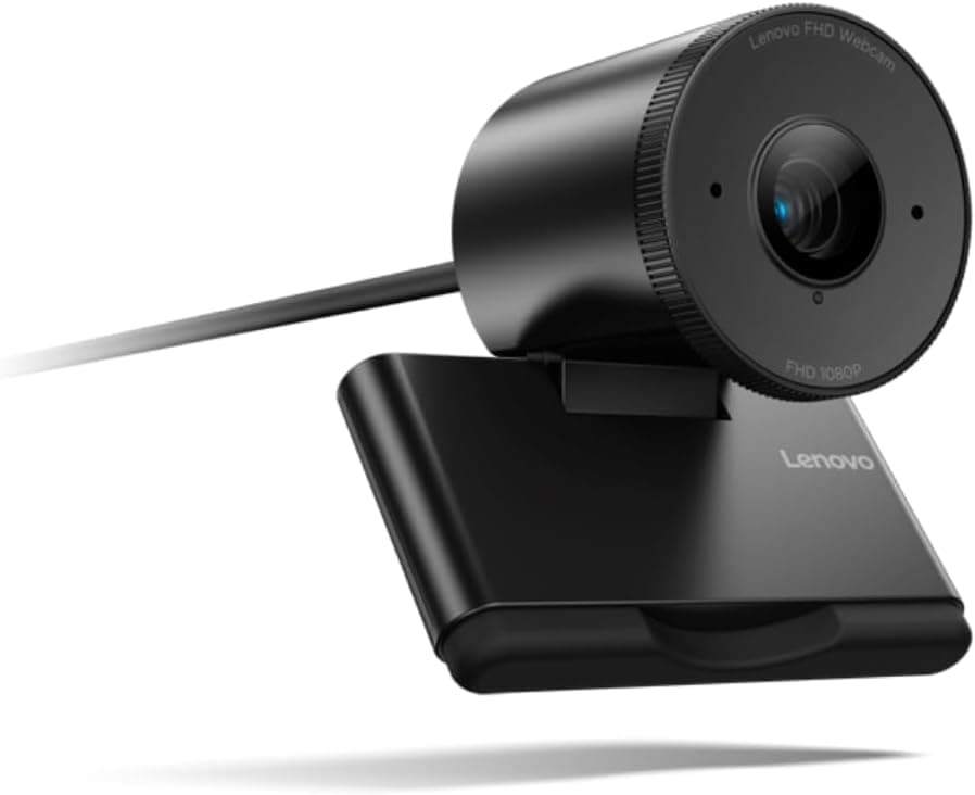 Lenovo 1080p Webcam with AI Noise Cancellation