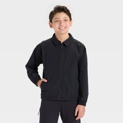 Boys' Lightweight Jacket - All In Motion™ Black XL