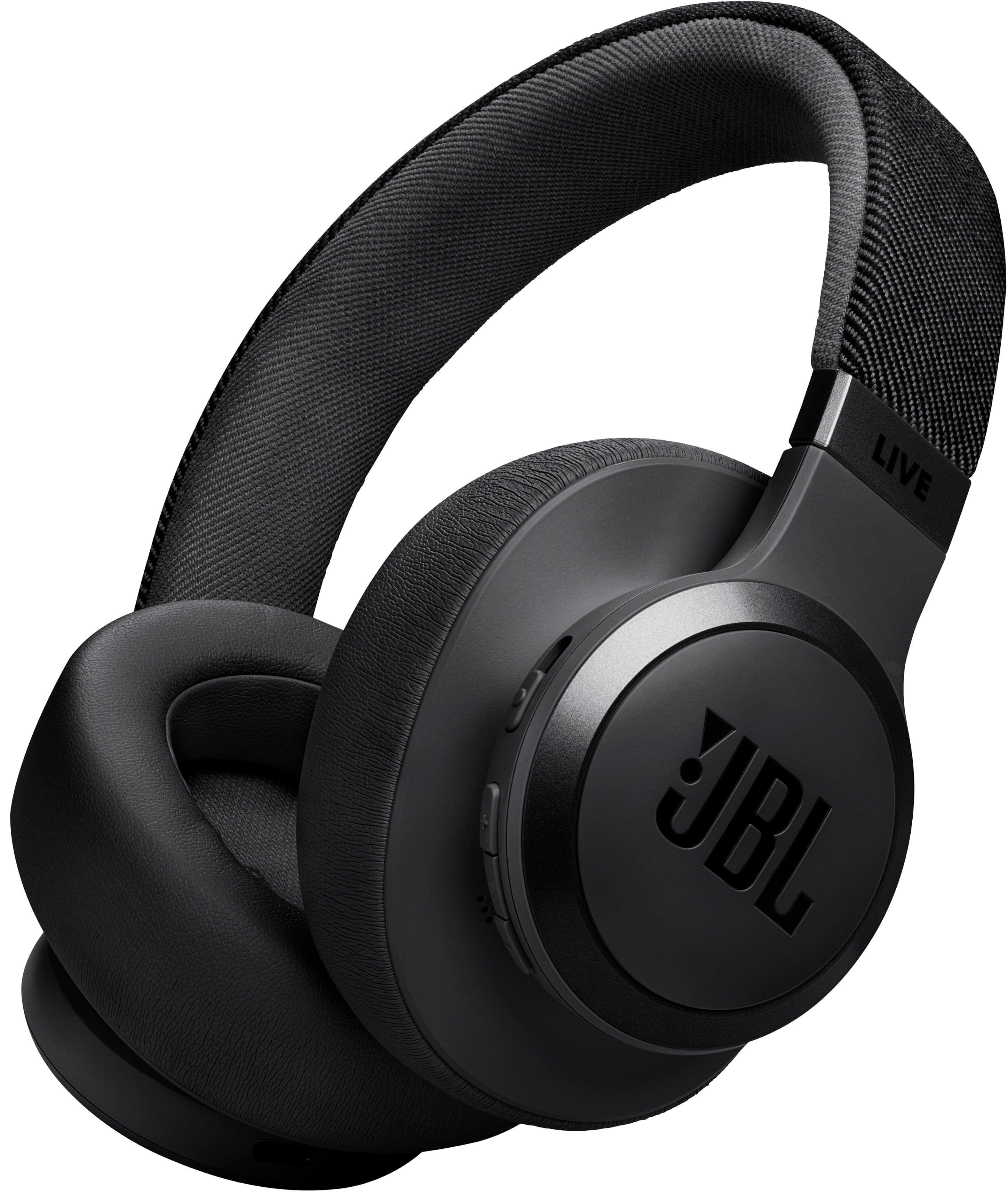 JBL - Live 770NC Wireless Over-Ear Headphones with True Adaptive Noise Cancelling - 2024 - Black
