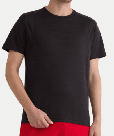 Athletic Works Men's Jacquard Short Sleeve Workout Shirt Walmart