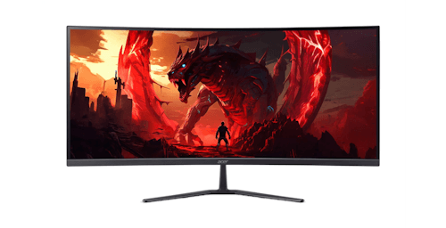 62% Off Refurbished Acer 34" Ultrawide 1440p HDR 200Hz Curved Gaming Monitor