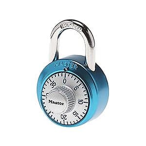 Master Lock Padlock in Light Blue - Just $3 with Free Shipping