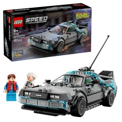 LEGO Speed Champions Time Machine from Back to the Future - Father's Day Gift - 77256