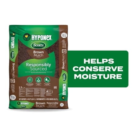Hyponex by Scotts Brown Mulch, for Landscapes and Gardens, 1.5 cu. ft.
