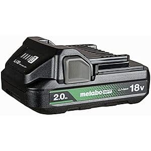 Save 35% on Metabo HPT 18V 2.0Ah Lithium Ion Battery