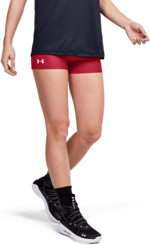 Under Armour Women's Team Shorty 3 , Red (600)/White , XX-Large