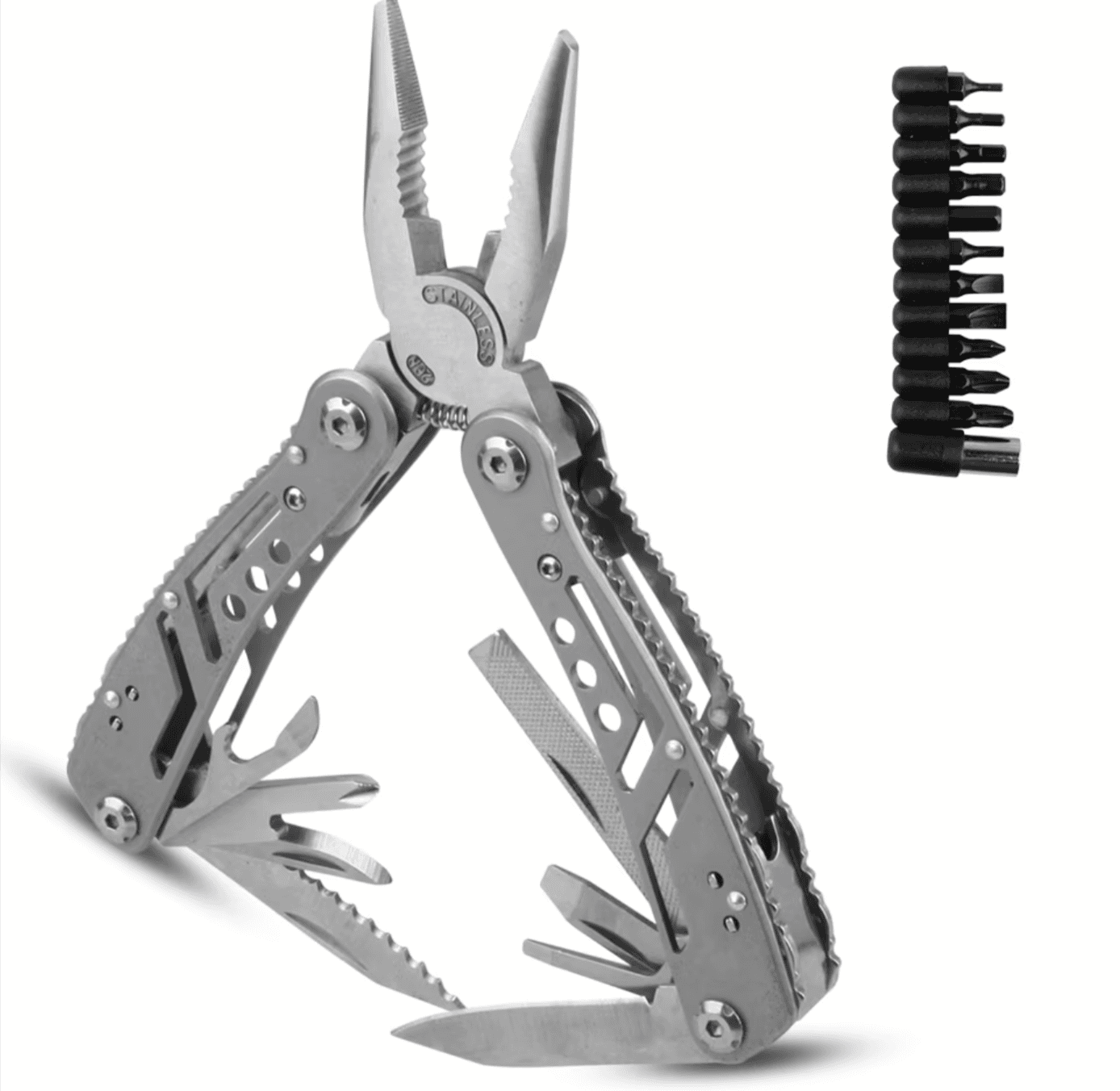 21-in-1 Multitool Pocket Knife: Compact Swiss Army Knife Alternative