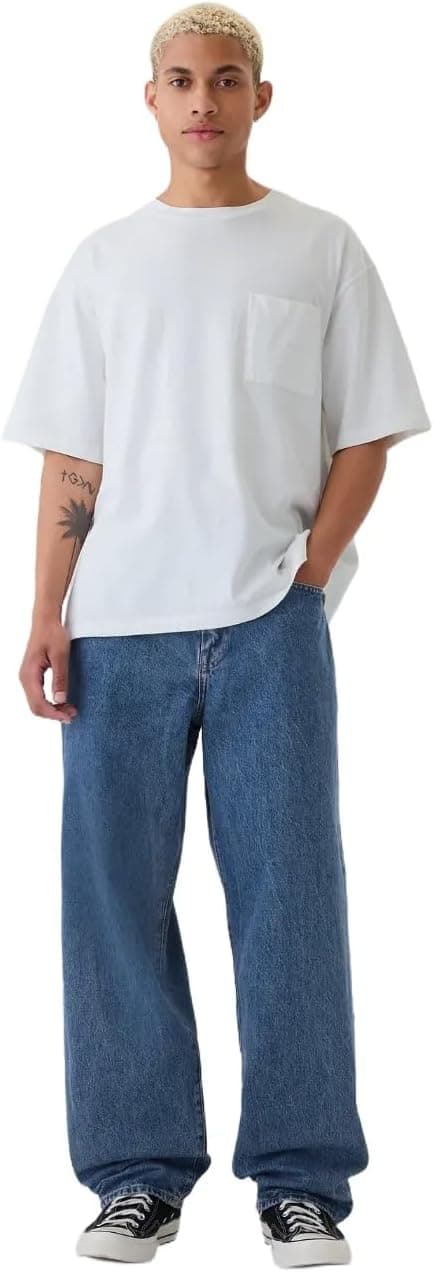 Gap Men's Baggy Fit Denim in Medium Wash
