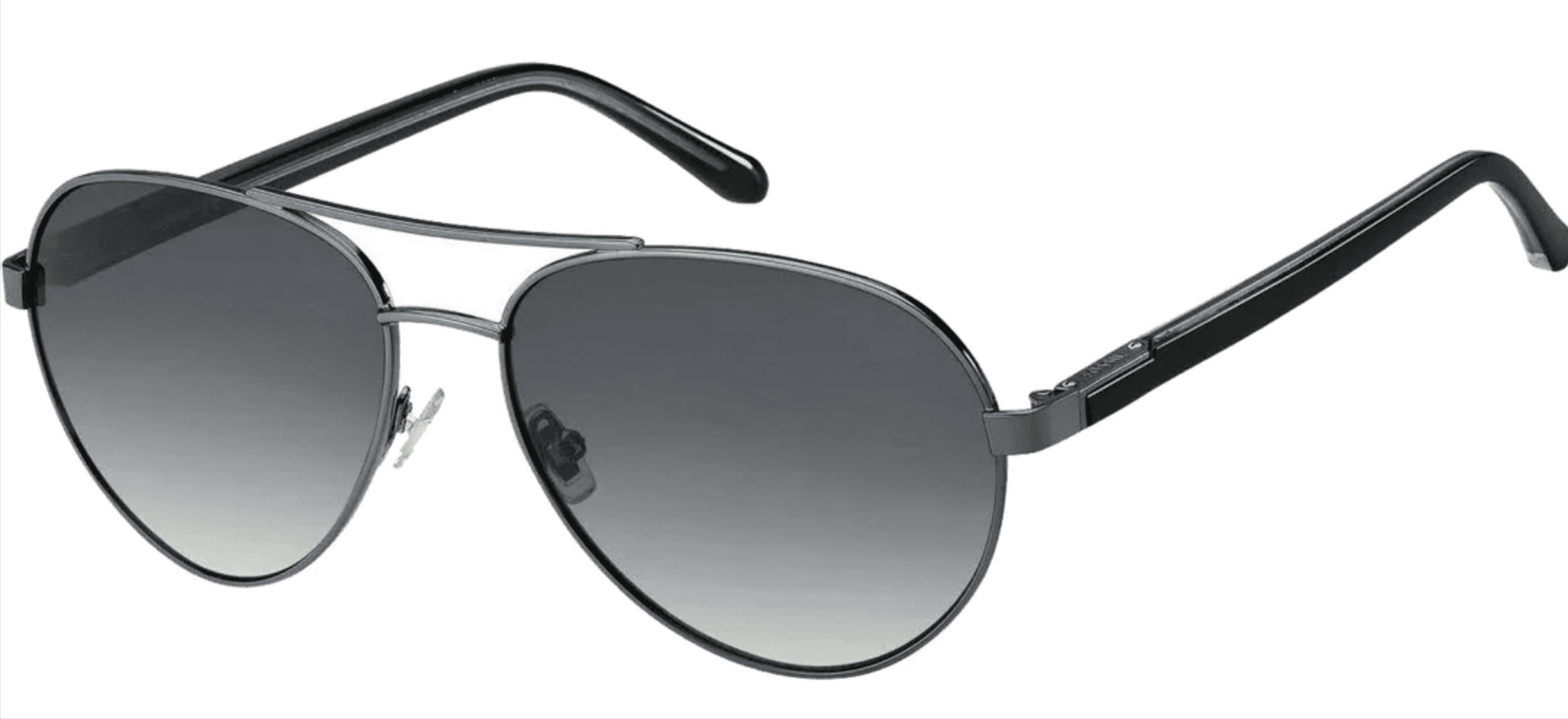 Fossil Men's Stylish Aviator Sunglasses with Gradient Lenses